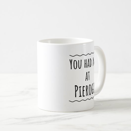 Pologne Polonais Funny Pierogi Idée cadeau Mug (Devant droit)