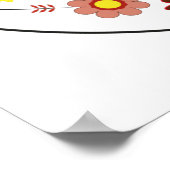 Polonais Avec Coq Décoratifs, Poster (Coin)