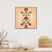 Polonais Broderie Fleurs Motif, Poster (Cuisine)