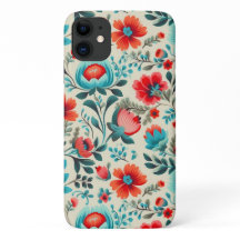 Polonais folklore Floral iPhone 11 Coque
