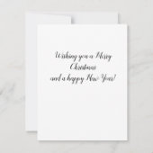 Polonais Wesołych Świąt Joyeux Angles de carte de  (Dos)