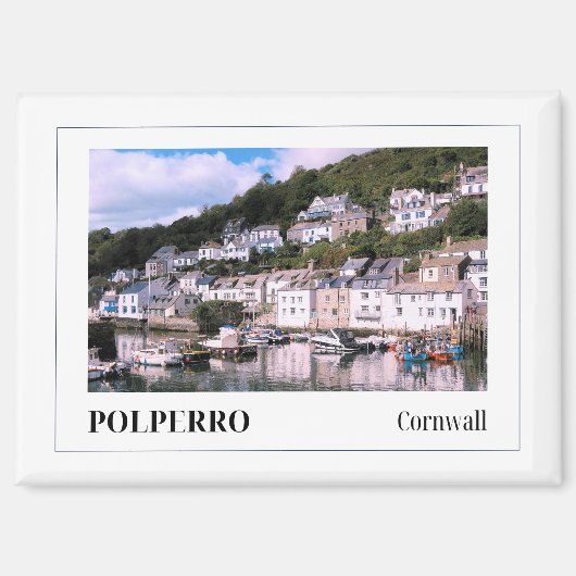 Polperro, Cornwall, Engeland Magneet (Voorkant)