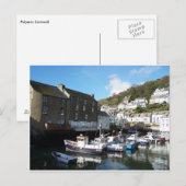 Polperro Cornwall Photo Briefkaart (Voorkant / Achterkant)