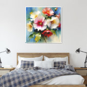 pols P#2 Canvas Afdruk (Insitu (Slaapkamer))