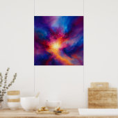 Pols van het Oneindige Abstracte Poster (Keuken)
