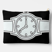 Polshorloge zwart etui (Achterkant)