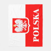 Polska 1 fleece deken (Voorkant)