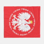 Polska 4 fleece deken (Voorkant (Horizontaal))