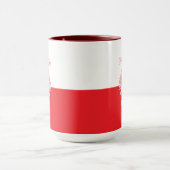 Polska avec Mug d'aigle rouge polonais (Centre)