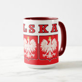 Polska Eagle Shields Mok (Voorkant rechts)