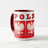 Polska Eagle Shields Mok (Voorkant links)