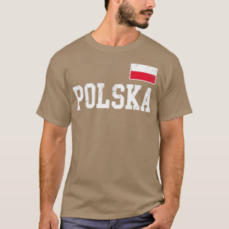 Polska Flag Polen Poolse familie  stoornis T-shirt