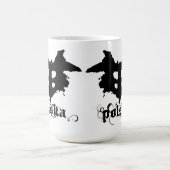 Polska inkt blot koffiemok (Center)