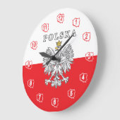 Polska met Poolse adelaar Grote Klok (Hoek)