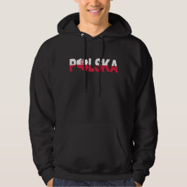 Polska Poland Flag Basic Hoodie