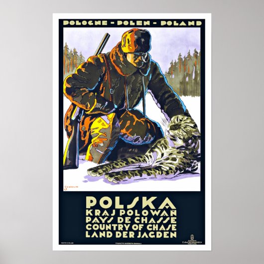 Polska Poland Vintage Travel Poster (Voorkant)