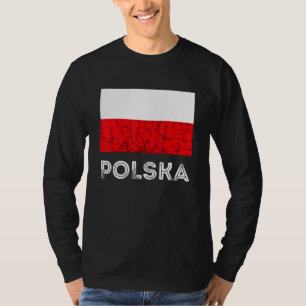 Polska Polen Vlag Poolse Adelaar Poolse Roots Poli T-shirt