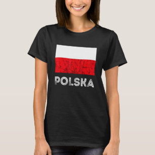 Polska Polen vlag Poolse adelaar Poolse wortels Po T-shirt