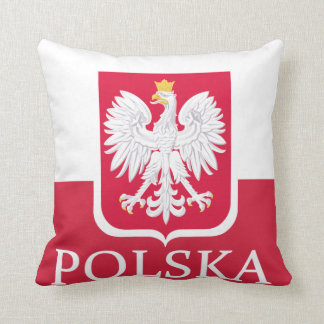 Polska Pools wapenschild Amerikaans MoJo Pillow Kussen