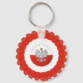 Polska Poolse Onafhankelijkheidsdag Cotillion Sleutelhanger