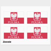 Polska Vlag Wapens Stickers (Vel)