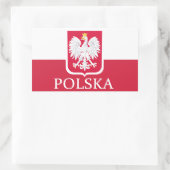 Polska Vlag Wapens Stickers (Tas)
