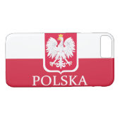 Polska White Eagle Flag Case-Mate iPhone Case (Achterkant (Horizontaal))