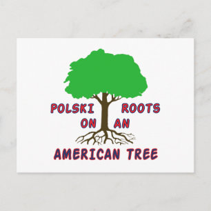 Polski American Roots Briefkaart