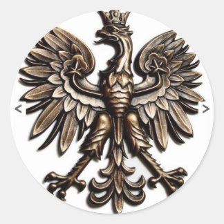 Polski orzelek ronde sticker