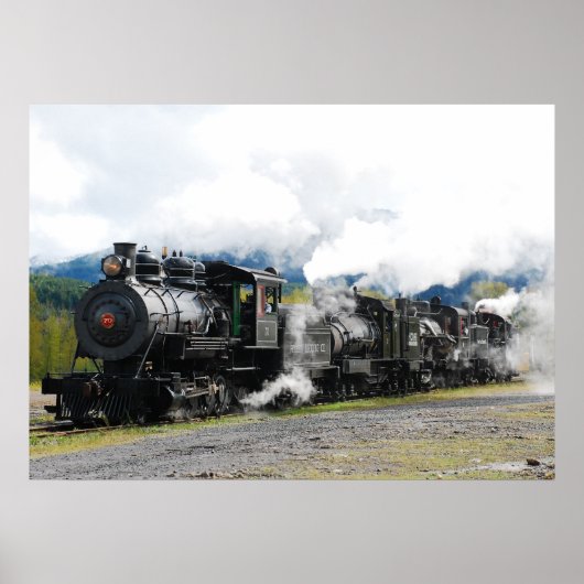 Polson Logging Company Train Print (Voorkant)
