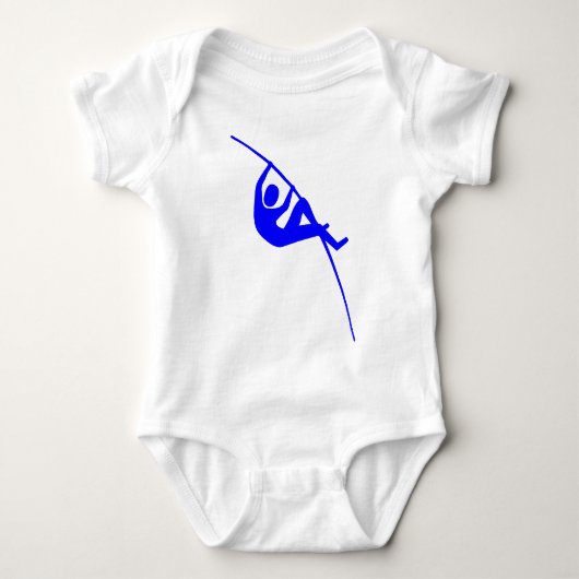 Polspringen - Blauw Romper (Voorkant)