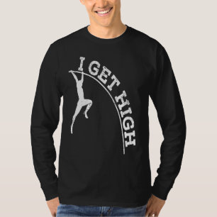 Polspringen Grappig Polspringen Atletiek Polspring T-shirt