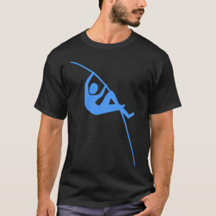 Polsstokhoogspringen - Babyblauw T-shirt