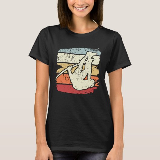 polsstokspringen retro polsstokspringen t-shirt (Voorkant)