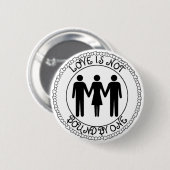 Poly Woman Ronde Button 5,7 Cm (Voorkant /achterkant)