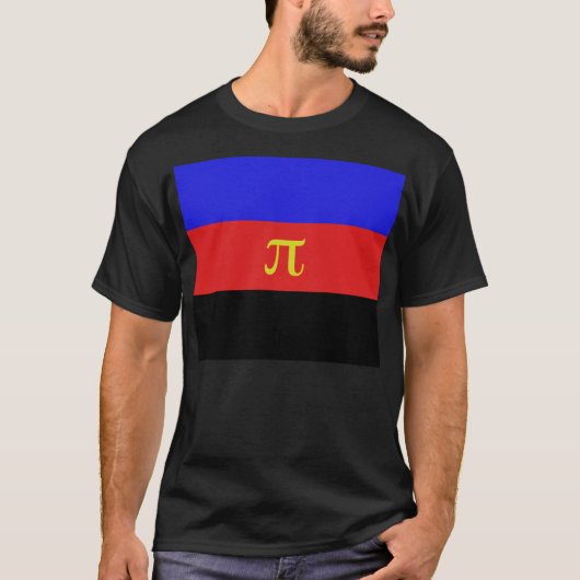 Polyamoire vlag t-shirt (Voorkant)