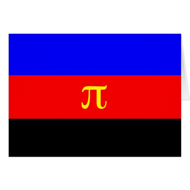 Polyamorie Pridevlag (Voorkant Horizontaal)
