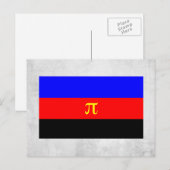Polyamorie Pridevlag Briefkaart (Voorkant / Achterkant)