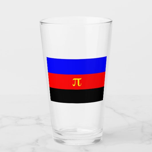 Polyamorie Pridevlag Glas (Voorkant)