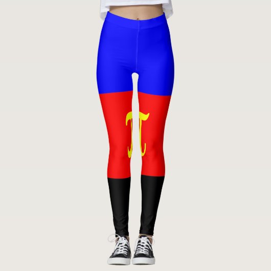 Polyamorie Pridevlag Leggings (Voorkant)