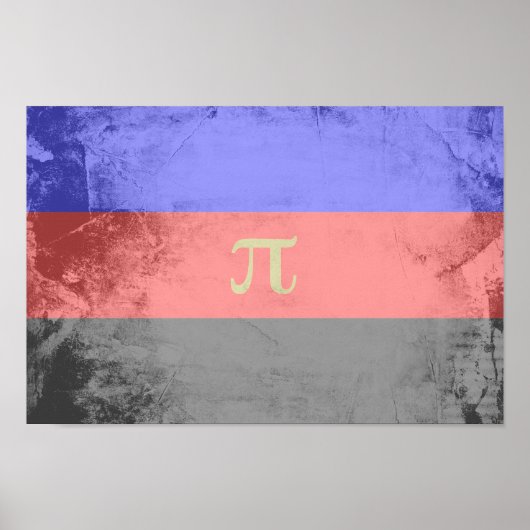 Polyamorie Pridevlag Poster (Voorkant)