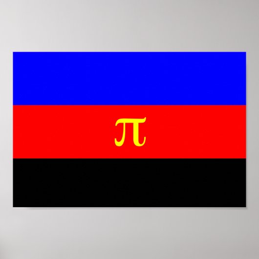 Polyamorie Pridevlag Poster (Voorkant)