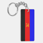 Polyamorie Pridevlag Sleutelhanger (Voorkant Links)