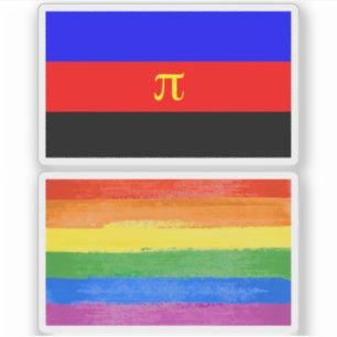 Polyamorie Pridevlag Sticker
