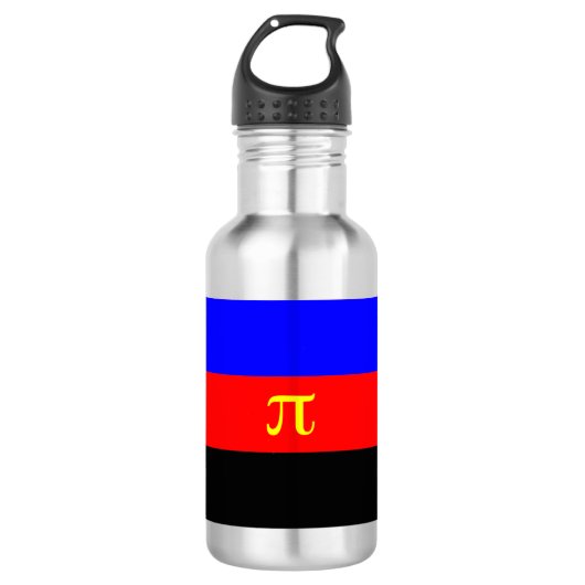 Polyamorie Pridevlag Waterfles (Voorkant)