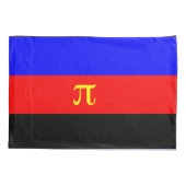 Polyamorie trotsvlag kussensloop (Achterkant-Links)