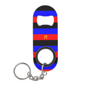 Polyamorie trotsvlag mini flessenopener (Voorkant)