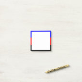 Polyamorie trotsvlag post-it® notes (Op bureau)
