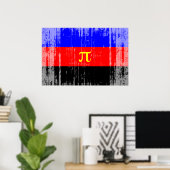 Polyamorie trotsvlag poster (Thuiskantoor)
