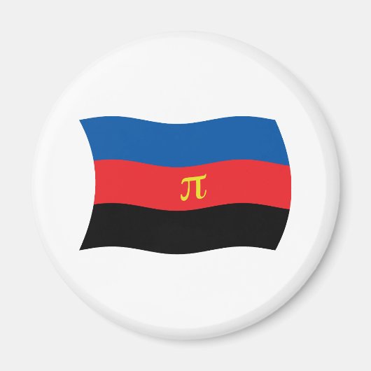 Polyamorie Vlag Magneet (Voorkant)